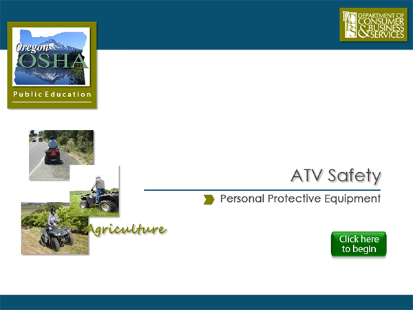 screen shot of online course