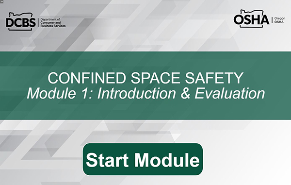 screen shot of online course