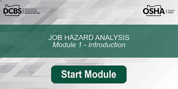 screen shot of online course