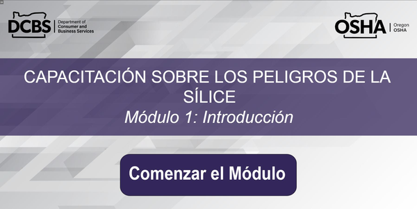 screen shot of online course