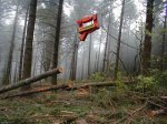 Cable yarding with steel rope